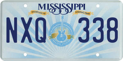 MS license plate NXQ338