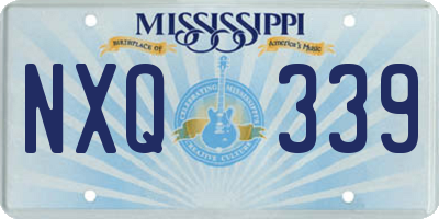 MS license plate NXQ339