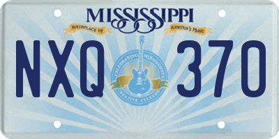 MS license plate NXQ370