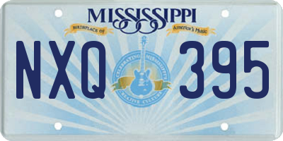 MS license plate NXQ395