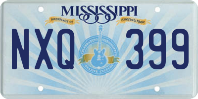 MS license plate NXQ399