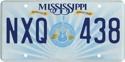 MS license plate NXQ438