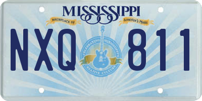 MS license plate NXQ811