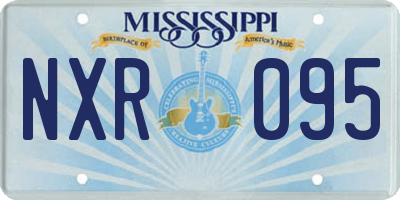 MS license plate NXR095