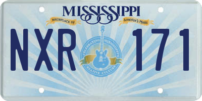 MS license plate NXR171