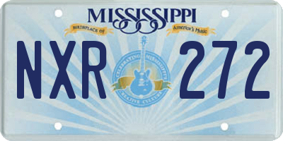 MS license plate NXR272
