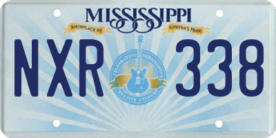 MS license plate NXR338