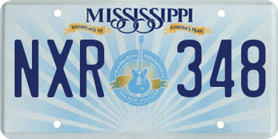 MS license plate NXR348