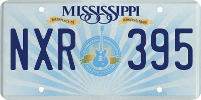 MS license plate NXR395