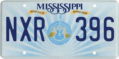 MS license plate NXR396