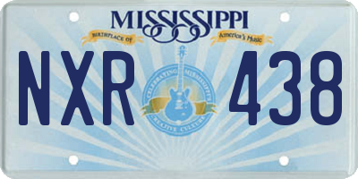 MS license plate NXR438