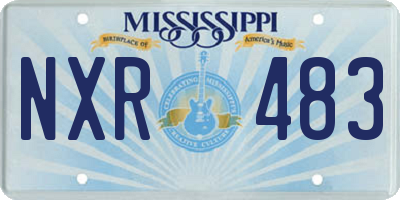 MS license plate NXR483