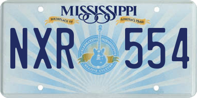 MS license plate NXR554