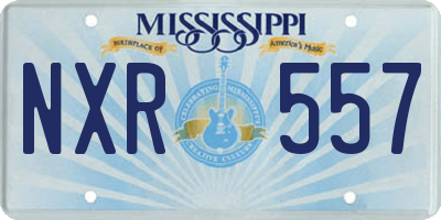 MS license plate NXR557