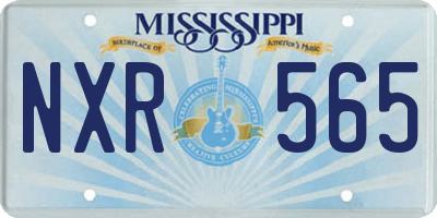 MS license plate NXR565