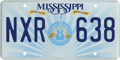 MS license plate NXR638