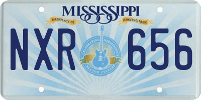 MS license plate NXR656