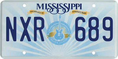 MS license plate NXR689