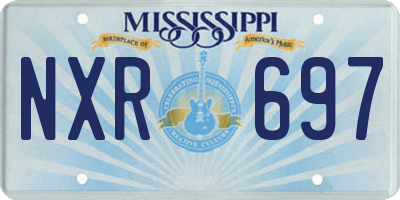 MS license plate NXR697