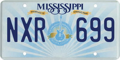 MS license plate NXR699