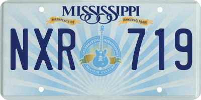 MS license plate NXR719
