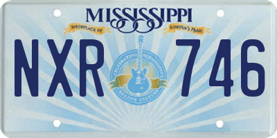 MS license plate NXR746