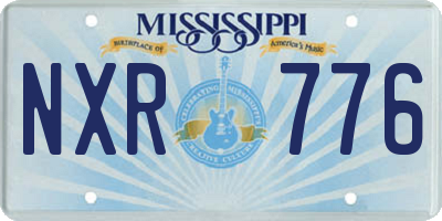 MS license plate NXR776