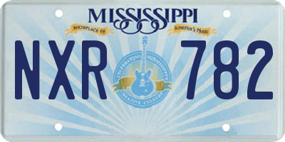 MS license plate NXR782