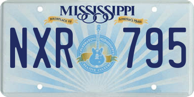 MS license plate NXR795