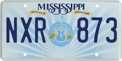 MS license plate NXR873