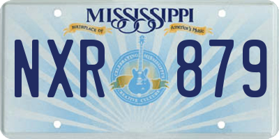MS license plate NXR879