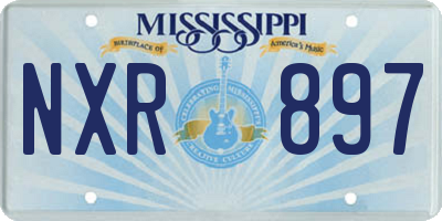 MS license plate NXR897