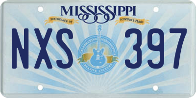 MS license plate NXS397