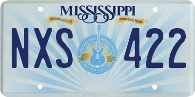 MS license plate NXS422