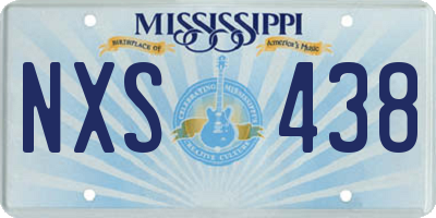 MS license plate NXS438