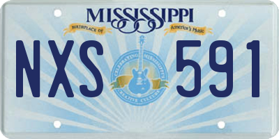 MS license plate NXS591