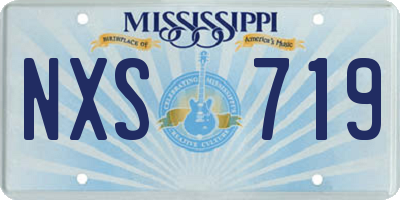 MS license plate NXS719
