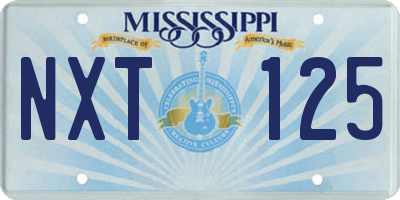 MS license plate NXT125