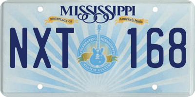 MS license plate NXT168