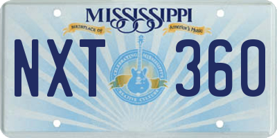 MS license plate NXT360