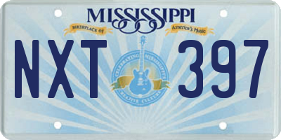 MS license plate NXT397