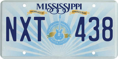 MS license plate NXT438