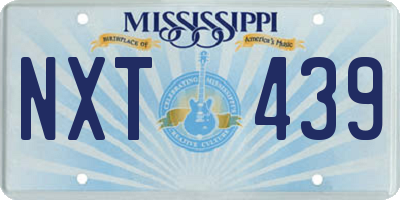 MS license plate NXT439