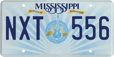 MS license plate NXT556