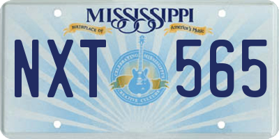 MS license plate NXT565