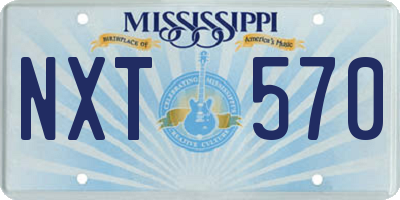 MS license plate NXT570