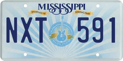 MS license plate NXT591