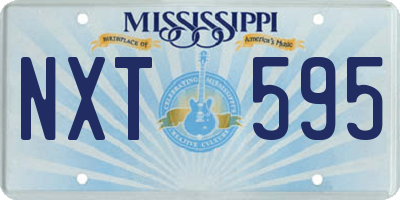 MS license plate NXT595