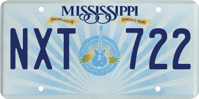 MS license plate NXT722