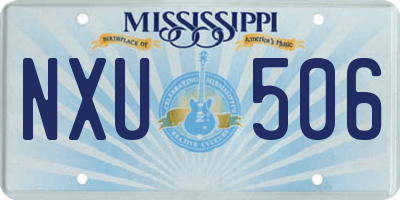 MS license plate NXU506